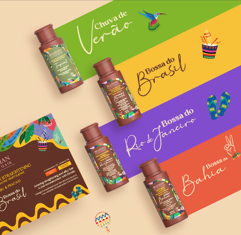 Brazilian Secrets Hair 3 BS099 BSH BOSSA DO BRASIL VEGAN KERATIN STRAIGHTENING KIT 400ML 1