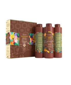 Bossa do Brasil Kit de Lissage à la Kératine Végétalienne 3x1L
